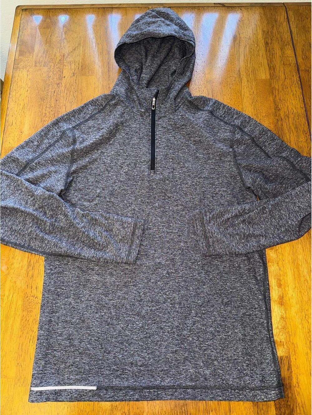 Lululemon Men’s Surge Warm 1/2 Zip Hoodie Grey Size Small NWT